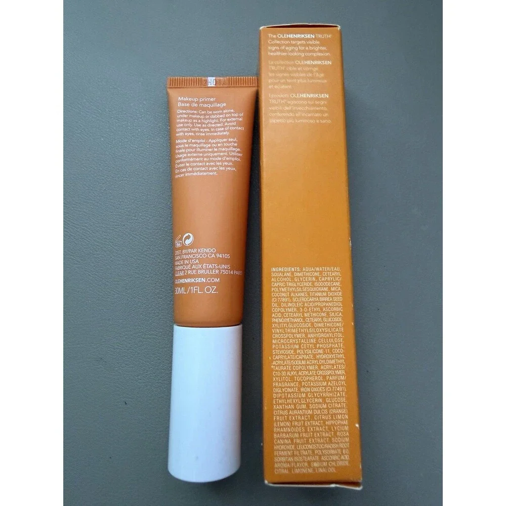 OLEHENRIKSEN Truth Banana Bright Face Primer Brightening Hydrating Vit C 1oz